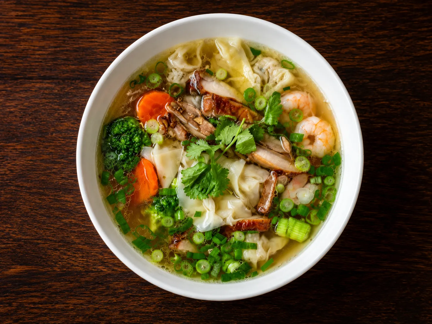 Vietnamese Wonton Noodle Soup at Dak Land Restaurant - Vietnamese food in Warman, Saskatchewan