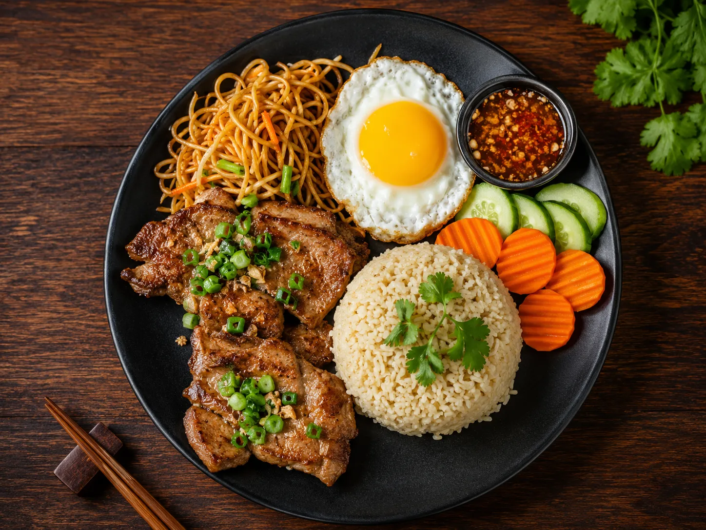 Vietnamese Lunch Special Combo at Dak Land Restaurant - Vietnamese food in Warman, Saskatchewan